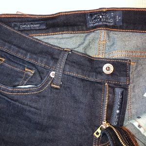 Blue lucky brand size L/28 skinny jeans